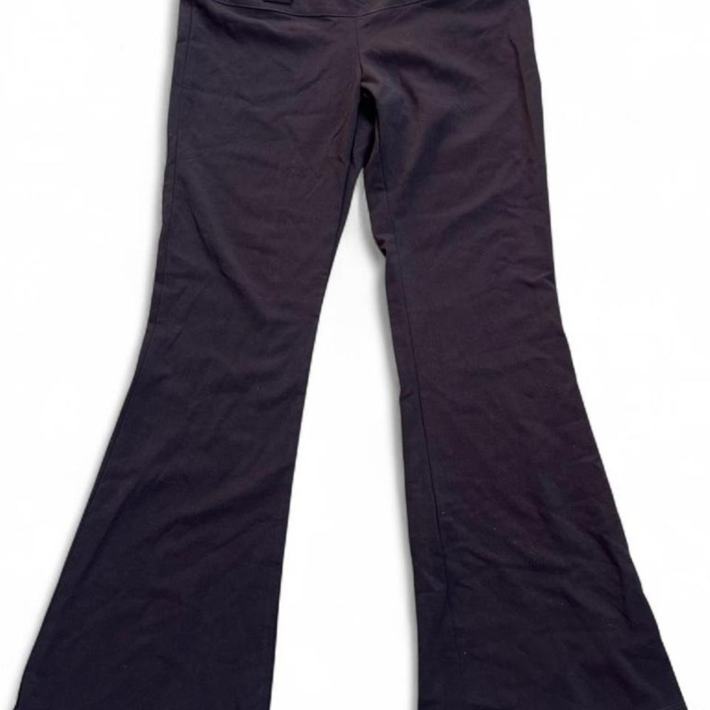 Y2k vintage low rise flare brown pants 1990s‎ whimsigoth